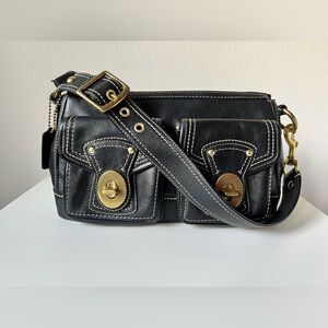 **SOLD** Vintage Coach Legacy Turnlock Shoulder Bag F12868